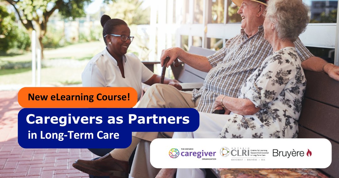 Our new eLearning course with @CaregiverON is here! Caregivers as Partners in Long-Term Care can help enhance your team’s knowledge on how to include, support, and empower #Caregivers as partners in the team. Learn more: ow.ly/TsTf50RxRL6