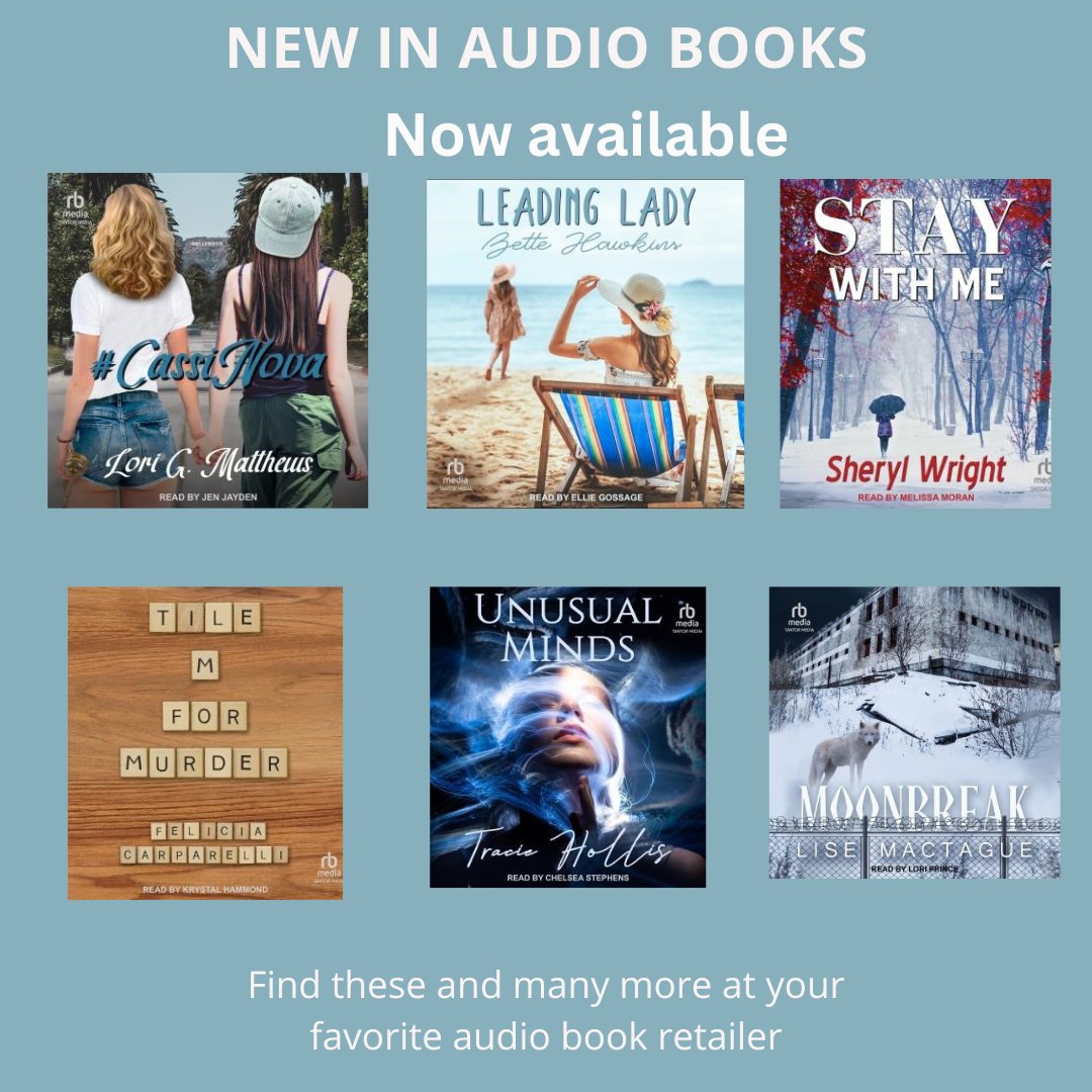 Some of our most recent audio books ... Now Available!