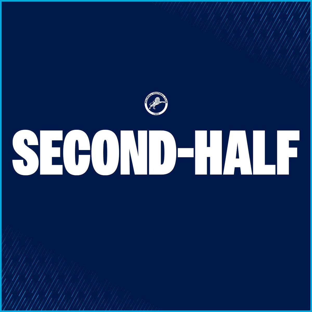 ⏱️ 46’ Second half underway 🦁 1-2 🚜 #Millwall