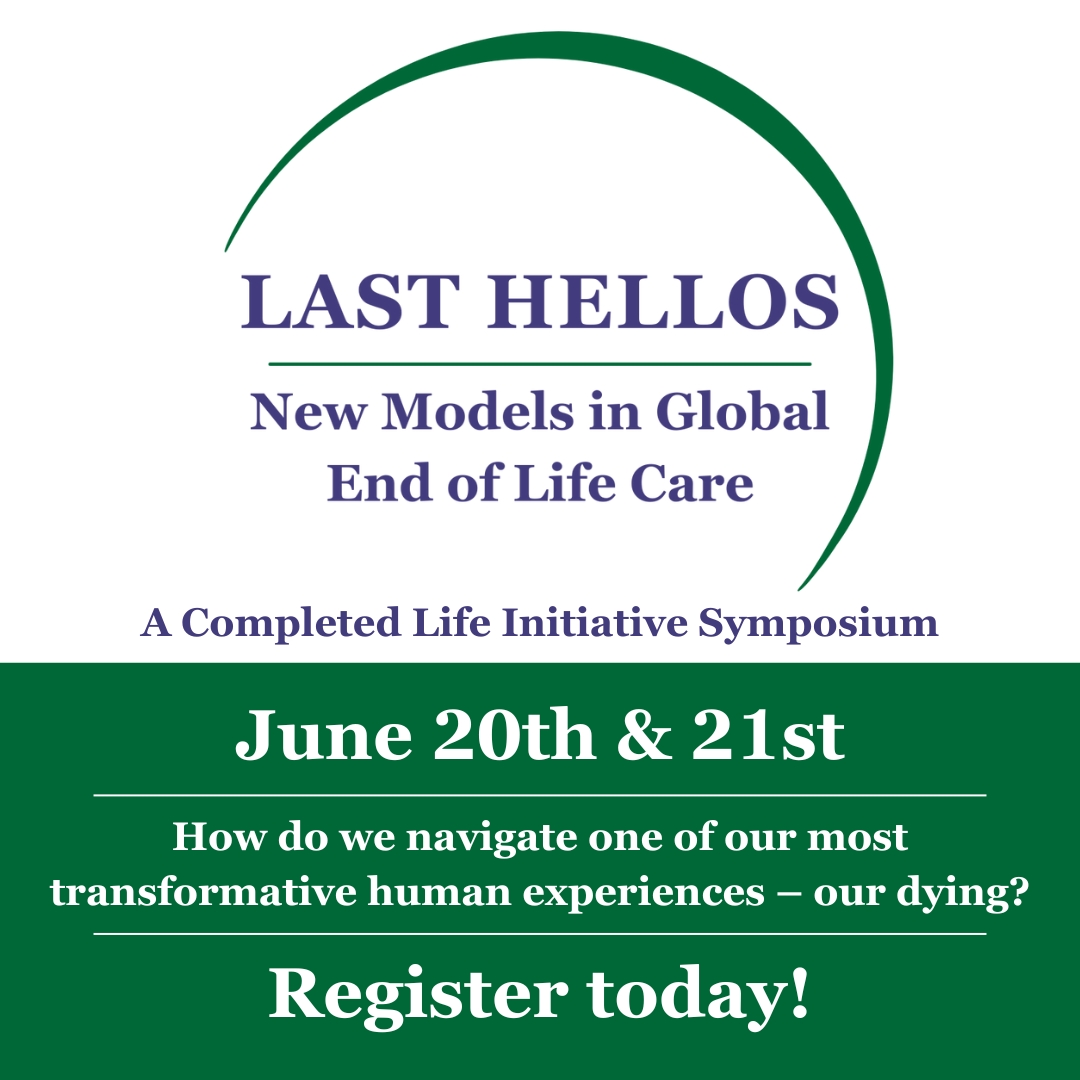 How do we navigate one of our most transformative human experiences - our dying?

We invite you to join a Global Symposium on June 20-21, 2024.

Registration for this virtual event is now open:
secure.everyaction.com/giImFXaXekOKys…

#CompletedLife #EndofLife #Symposium