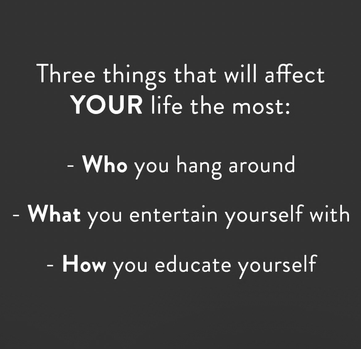 I decided yrs ago to be a “lifetime” learner, to live a life of significance. I read, watch vids, attend camps, talk to others. I like a good movie but I limit my entertainment. Who I ‘hang’ around is extremely important to me. My inner circle matters. Food for thought today. 👀
