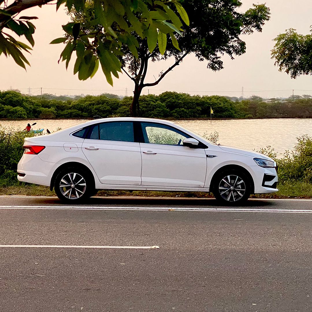 Couldn't choose between either of the beauties, so posted both 📸 #SkodaSlavia #SkodaIndia