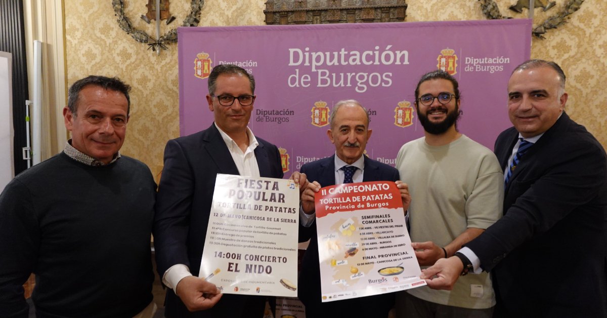 Hemos presentado la final del II Campeonato de Tortilla de Patatas Provincia de Burgos que tendrá lugar el 13 de mayo en Canicosa de la Sierra. Agradecemos a  @patatadeburgos  y @IGPMorcillaBu , patrocinadores del evento, por acompañarnos en esta travesía.