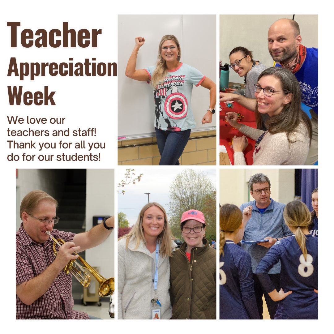 This week we celebrate our amazing teachers and staff! Our staff guide, and develop our students and create magic every day! Thanks for all you do!