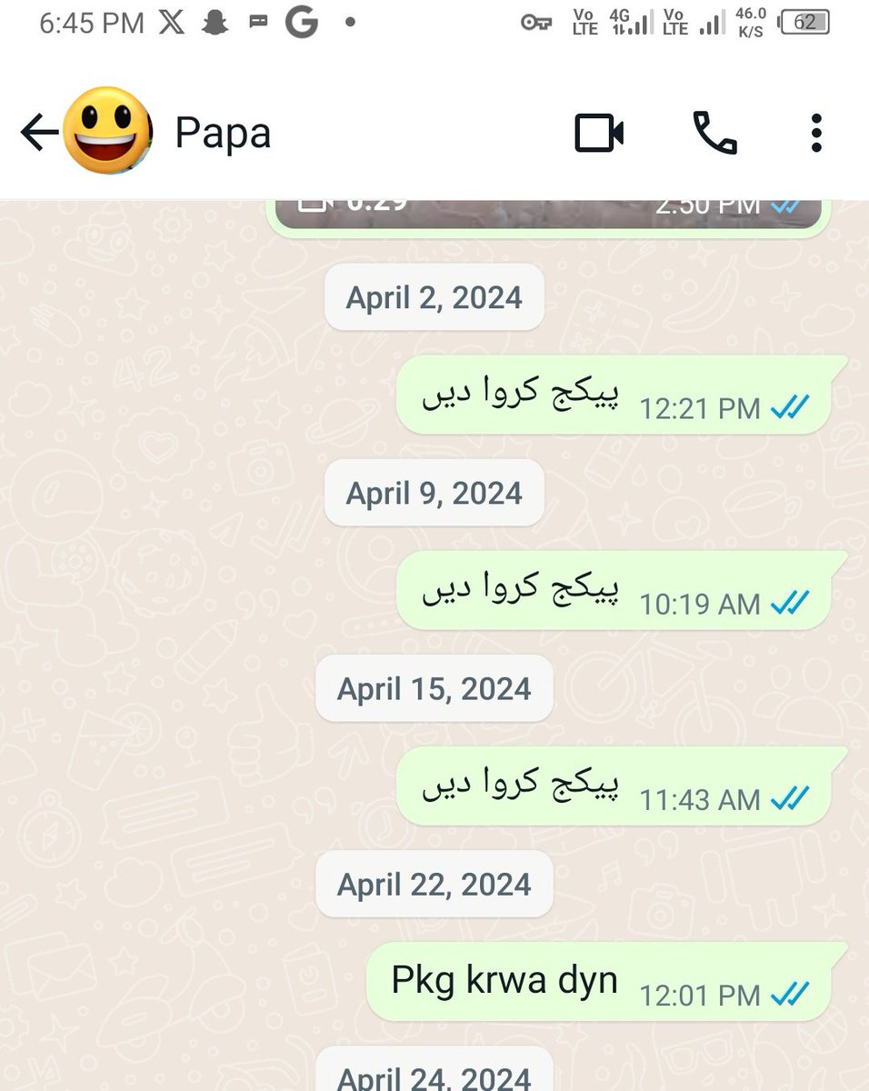 Chat with Papa😂🙌