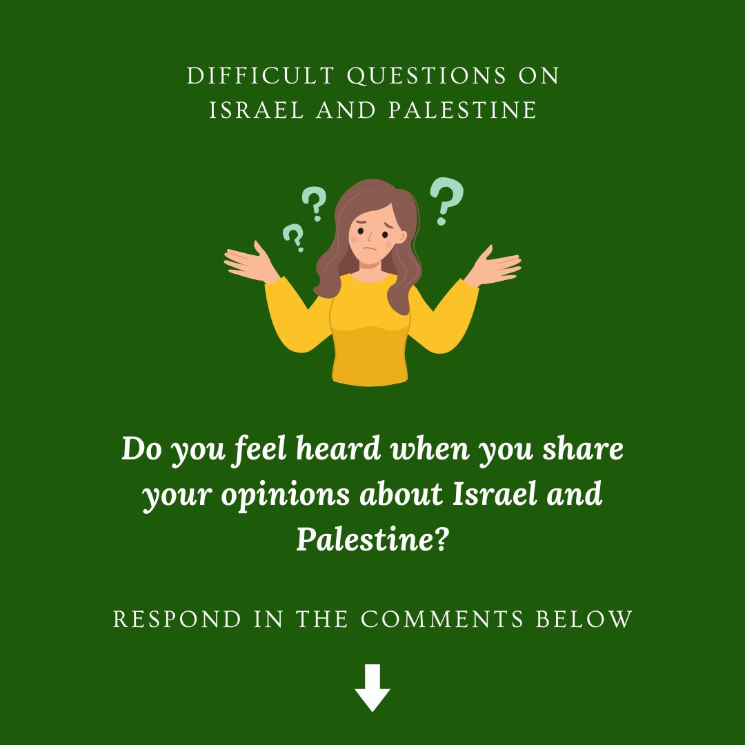 When having emotionally tense discussions it's easy to feel drowned out. If you're struggling to be heard or have some advice on how one can more effectively use their voice, please share in the comments.
#IsraelPalestineDifficultQuestions #education #interfaith #empathy