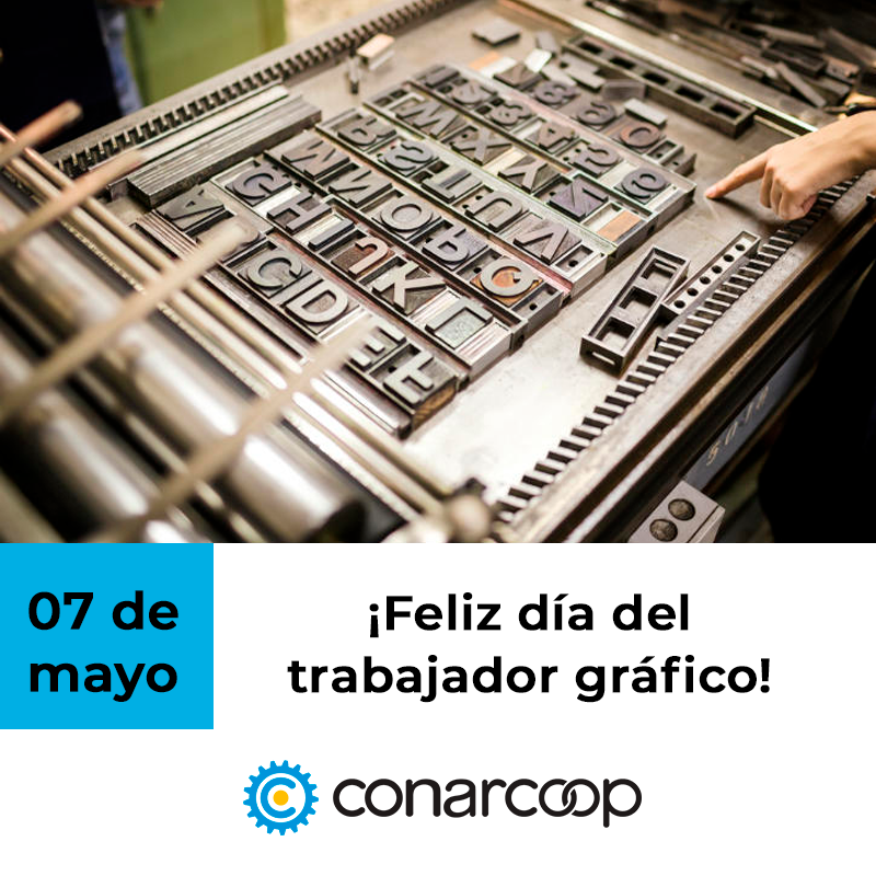 conarcoop's tweet photo. Hoy celebramos el día del trabajador gráfico saludando a todxs lxs compañerxs cooperativos que trabajan en el rubro. Especialmente a los de @Redgraficacoop 

¡Felicidades compañerxs!🙌 https://t.co/kNyAw8TH1b