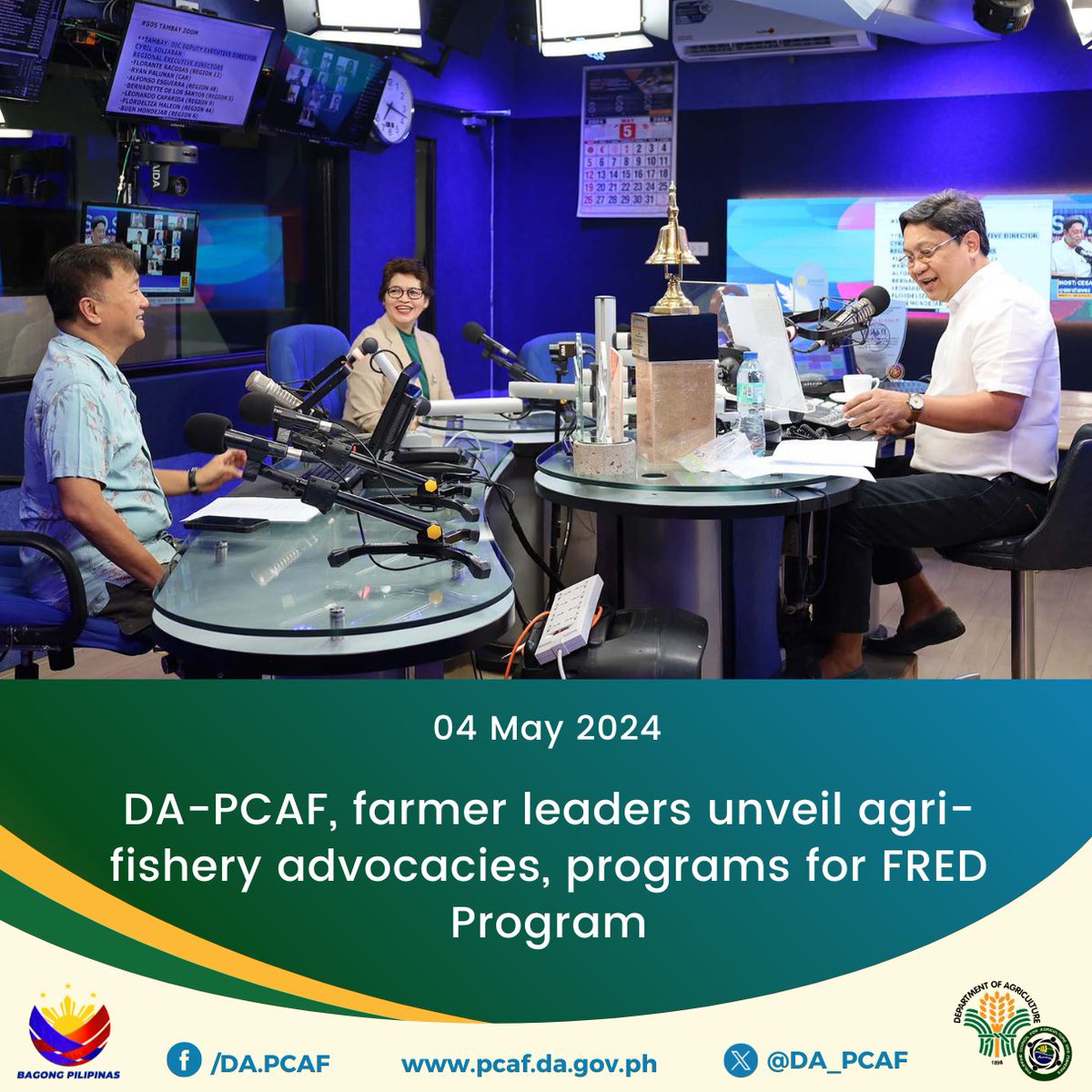 In 2017, as part of the annual Farmers’ & Fisherfolks’ Month celebration, the Philippine Council for Agriculture and Fisheries (PCAF) launched the FRED Program to strengthen the partnership bet the private sector & the government in developing the agriculture & fisheries sectors.