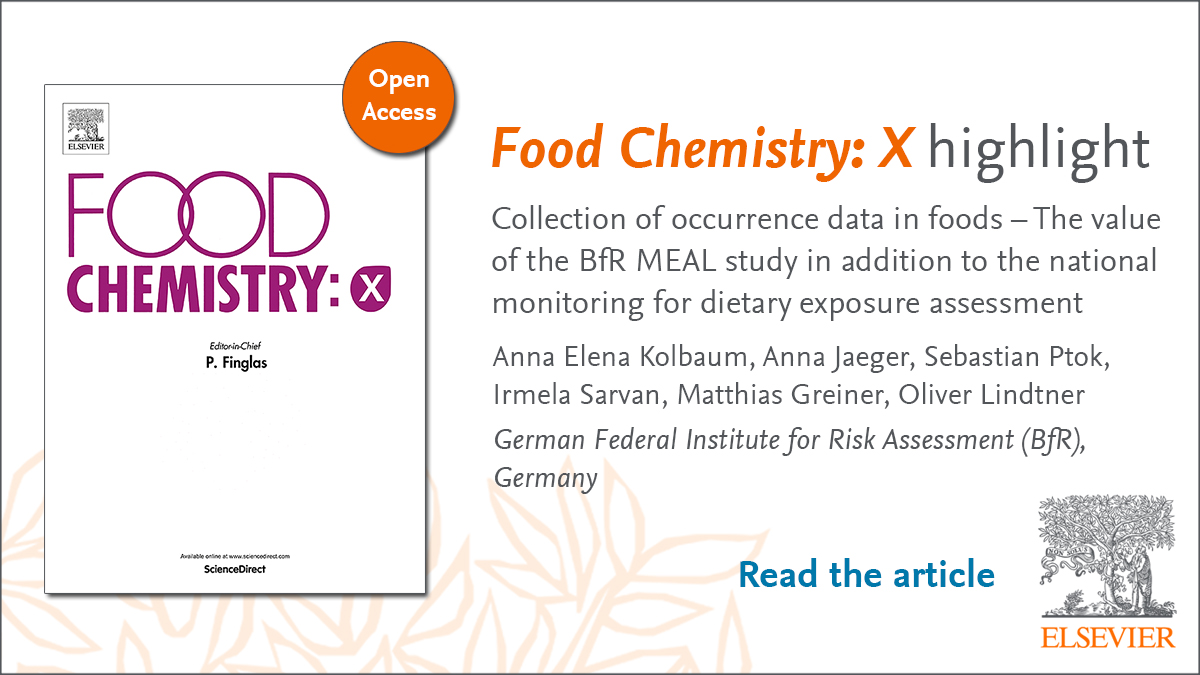 Read an article highlight from Food Chemistry: X > spkl.io/601742wfv One of three #openaccess companion journals to the highly respected Food Chemistry #foodchemistry #foodbiochemistry