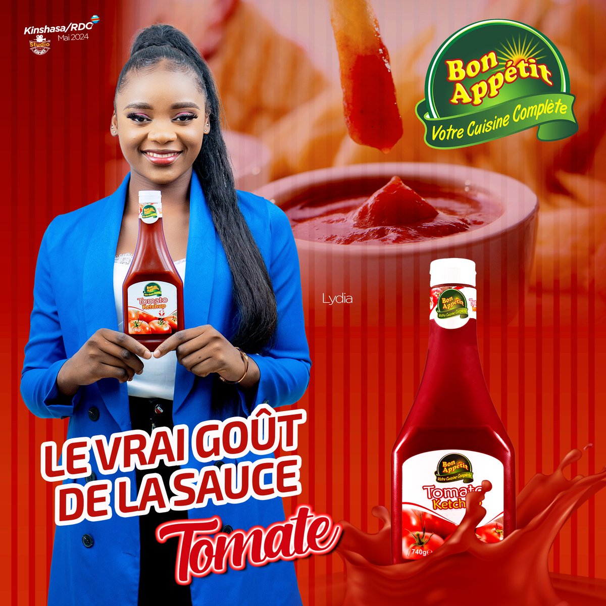 Découvrez une explosion de saveurs avec le ketchup Bon Appétit, et laissez-vous emportez son goût authentique et irrésistible.

Le ketchup Bon Appétit, le vrai goût de la sauce tomate
#BonAppetitRDC #Ketchup #Kinshasa #RDC2023 #ELSsarl #BisoNaBiso #Aquasplash #KinMarché