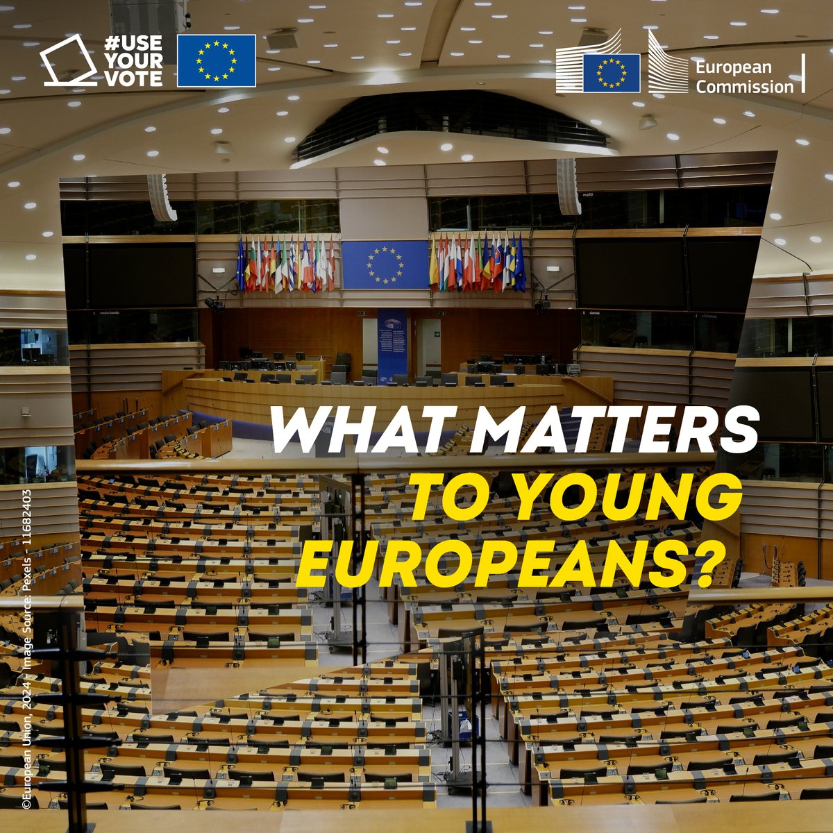 Making our voices heard is the key to shaping the future. 🌍🇪🇺 But what matters most to young Europeans when casting their vote? 🗳️ 🗣️Share your ideas in the Voice Platform to build a stronger and more united Europe! ✨ 🔗europa.eu/!CCRqpy