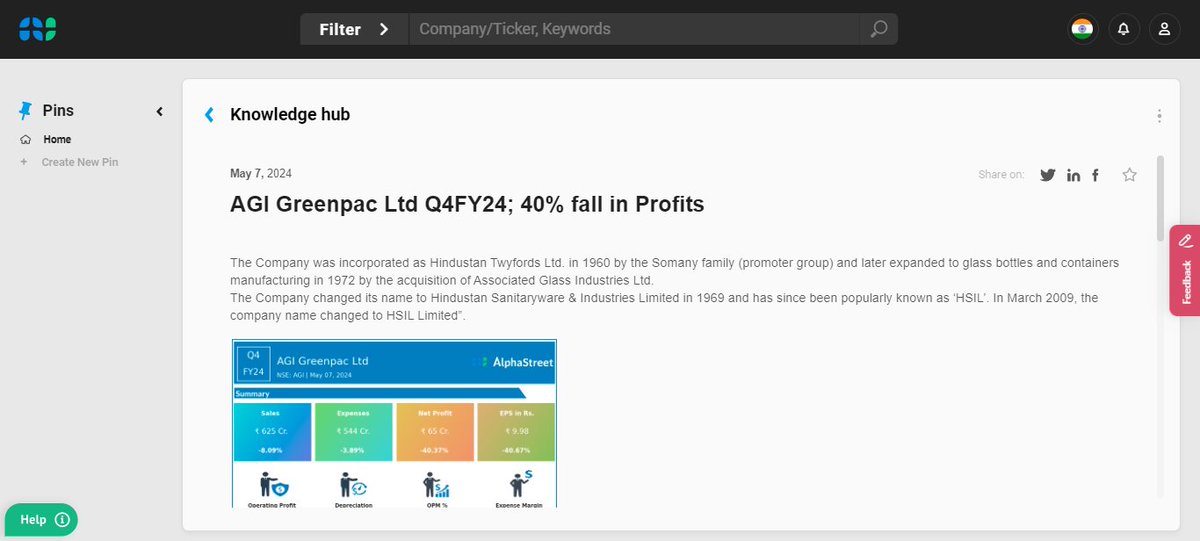 AGI Greenpac Ltd (NSE: AGI) Q4 FY24 Earnings Infographic: 

👉 app.asai.alphastreet.io/test-drive/kno…

#AGI #4Q24 #earnings #stocks #quarterlyresults