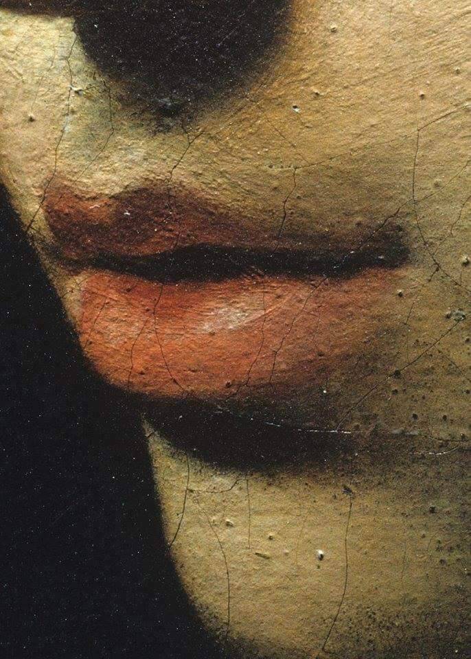 Detail from 'Judith Beheading Holofernes', Caravaggio, 1599