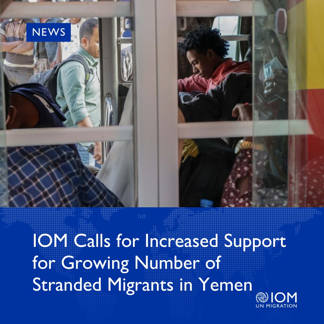 It is s estimated that in 2024, 300,000+ migrants will require humanitarian assistance in Yemen. As migration flows continue to surge, the demand for safe and dignified return options for migrants has reached critical levels. Read more: iom.int/Z35