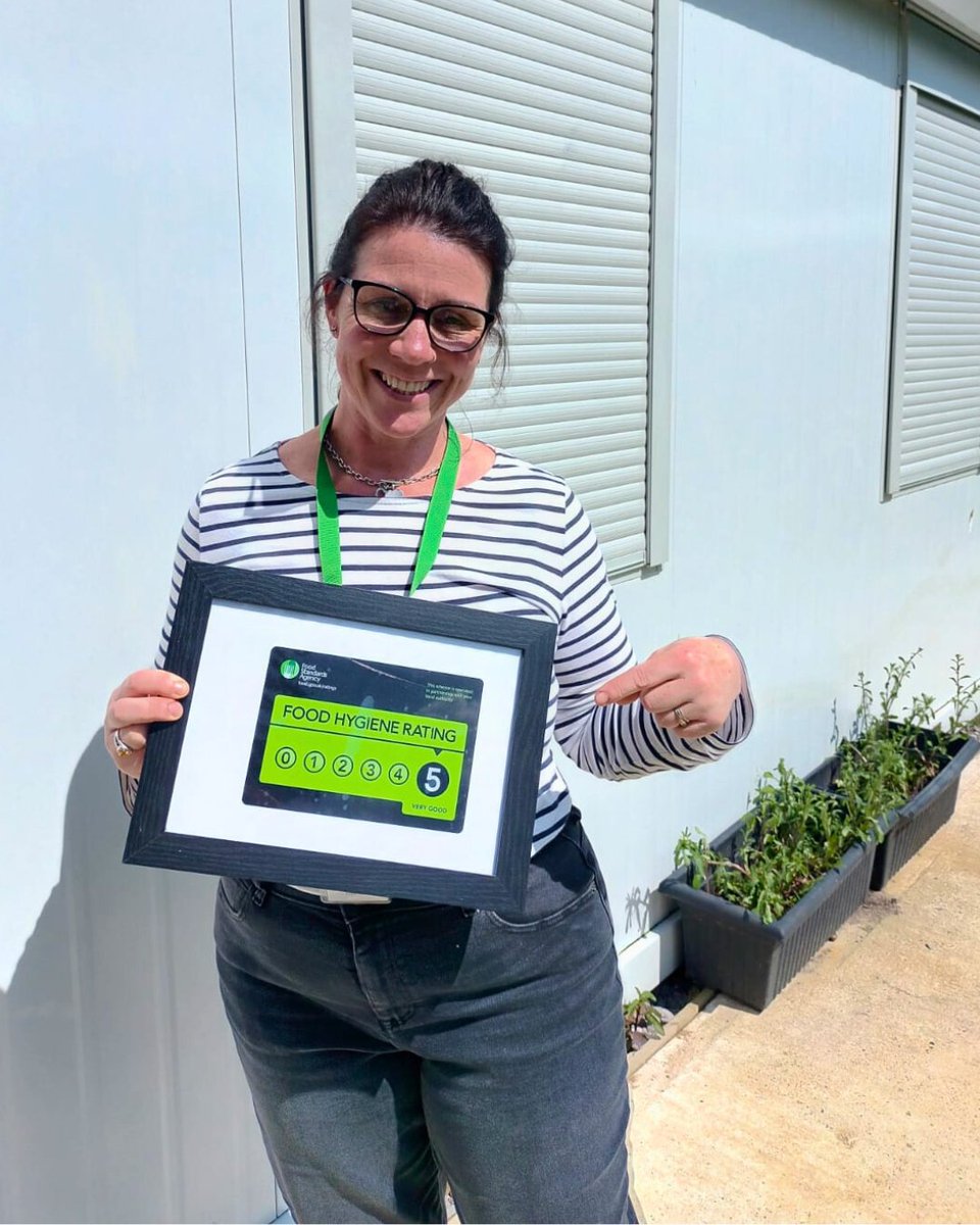 We're delighted to have been awarded a 5 star ⭐️⭐️⭐️⭐️⭐️ Food Hygiene rating again for The Firs site. Well done to Ria, our Catering Lead and the team, for keeping food hygiene standards high across the site! 👏👏