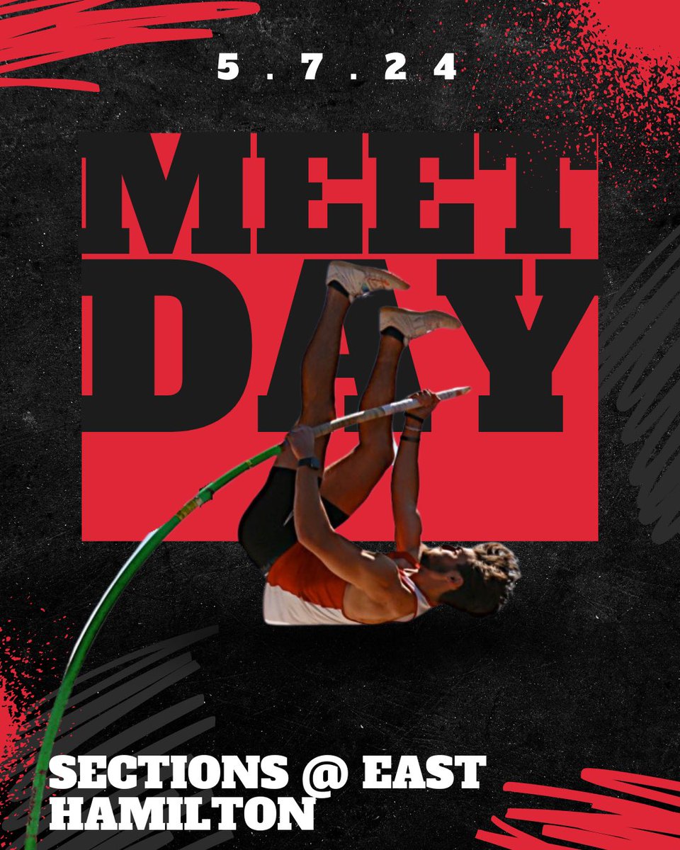 MEET DAY!! Sections at East Hamilton High today!! Let’s get to state!! WE GOT THIS❤️🤍🖤 @SCHSDavenport @SCHS_CoachJ @CreekAthletics1