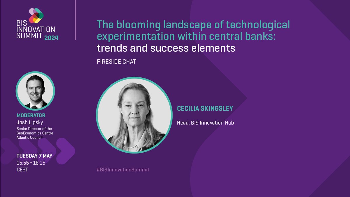 TUNE IN NOW | Senior Director @joshualipsky sits down with Cecilia Skingsley, Head of @BIS_org Innovation Hub, to discuss the evolving landscape of technological experimentation including the new Project Agorá. ⤵️ bit.ly/3QWLrOf