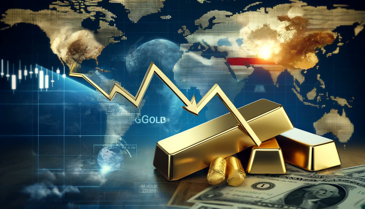 Gold prices dipped on Tuesday despite lower treasury yields, as geopolitical uncertainty around Israel-Hamas negotiations continue. The dollar index rises, while treasury yields drop on weak economic data. #GoldMarket #Uncertainty #Geopolitics