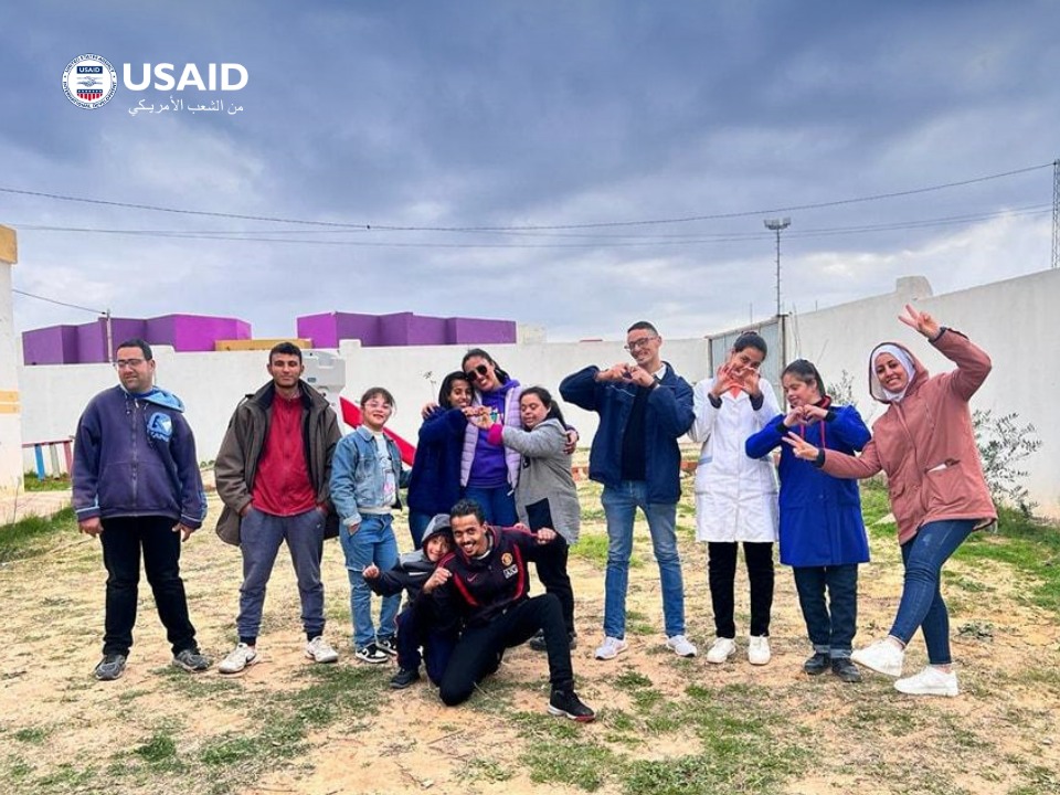 Introducing Hea Rayahi, a youth leader in the @Ma3anTunisia project funded by @USAID. In January 2024, Heba supported 23 young people with #disabilities by organizing training sessions including activities such as dancing, singing, and drawing.