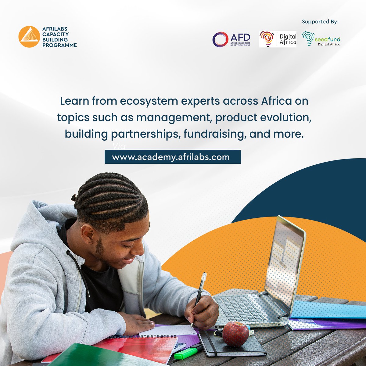 Learn from ecosystem experts across Africa on topics such as management, product evolution, building partnerships, fundraising, and more. Don’t miss this opportunity to boost your career and impact. ➡100% Free. ➡Learn at your own pace. ➡Connect with other learners from the…