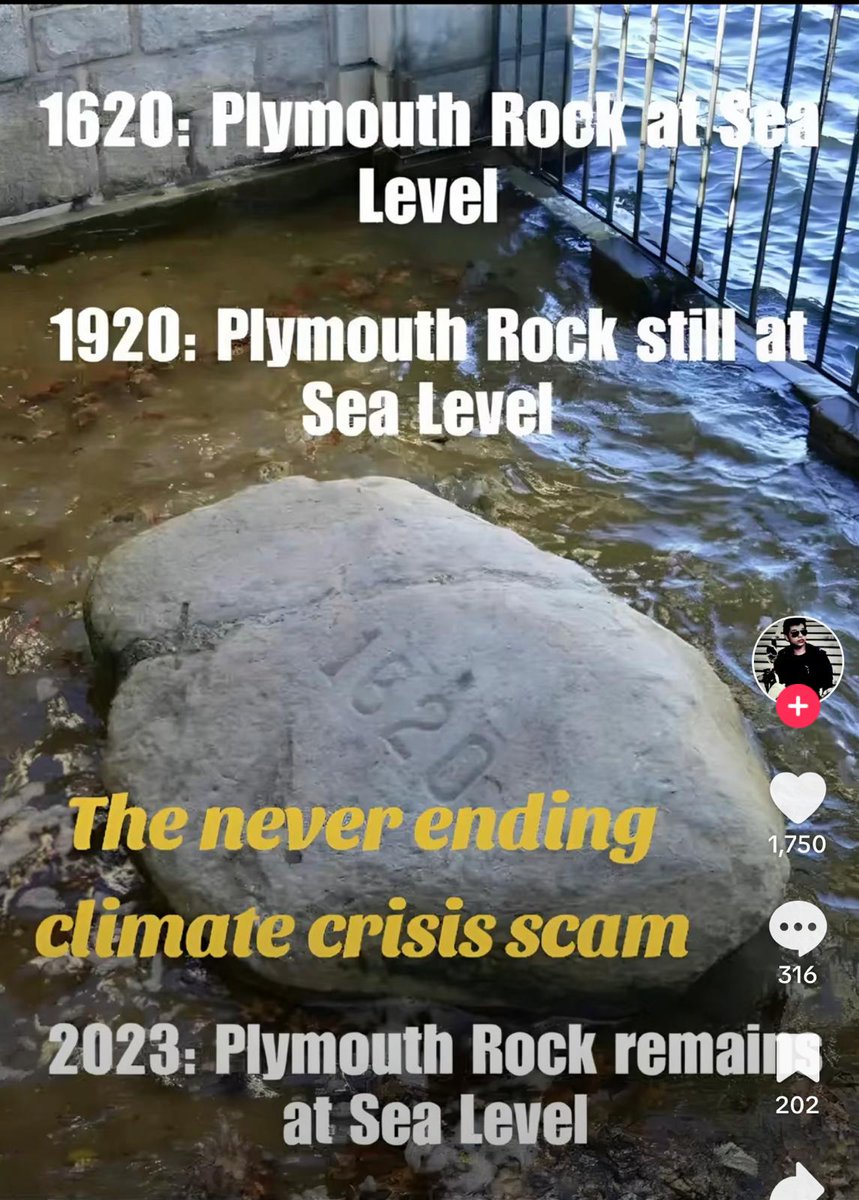 Clear proof of global warming and sea levels.   The sea level hasn’t been raised by a single centimetre in 403 years 
#ClimateScam 
#climategrifting