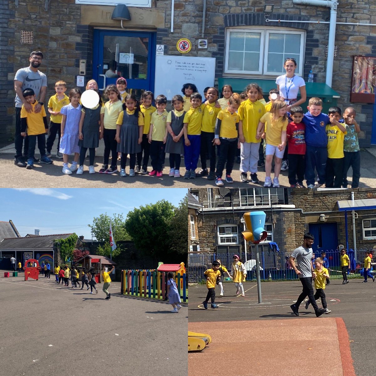 Year 1 have been out enjoying the sunshine carrying on with their daily mile🏃🏼‍♂️☀️ #sthpwell