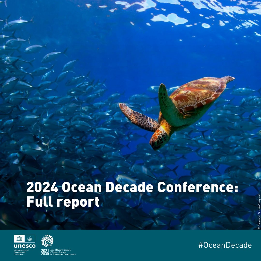 Looking to catch up with what happened at #OceanDecade24 last month? 

Find the full 2024 Ocean Decade Conference summary, compiled by @IISD_ENB, here: ow.ly/rQAU50RxfqB