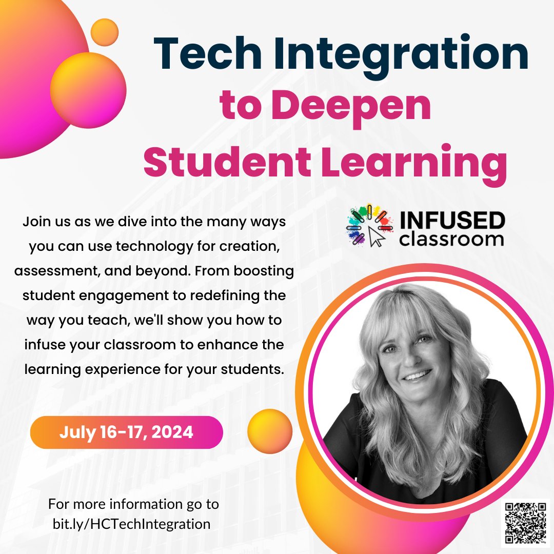 The Instructional Technology team #PISDEdtech is excited to announce that @HollyClarkEdu will be coming to @ProsperISD TWICE this summer!!! We are opening it up to educators outside PISD. Register soon, space is limited! #infusedclassroom #ai