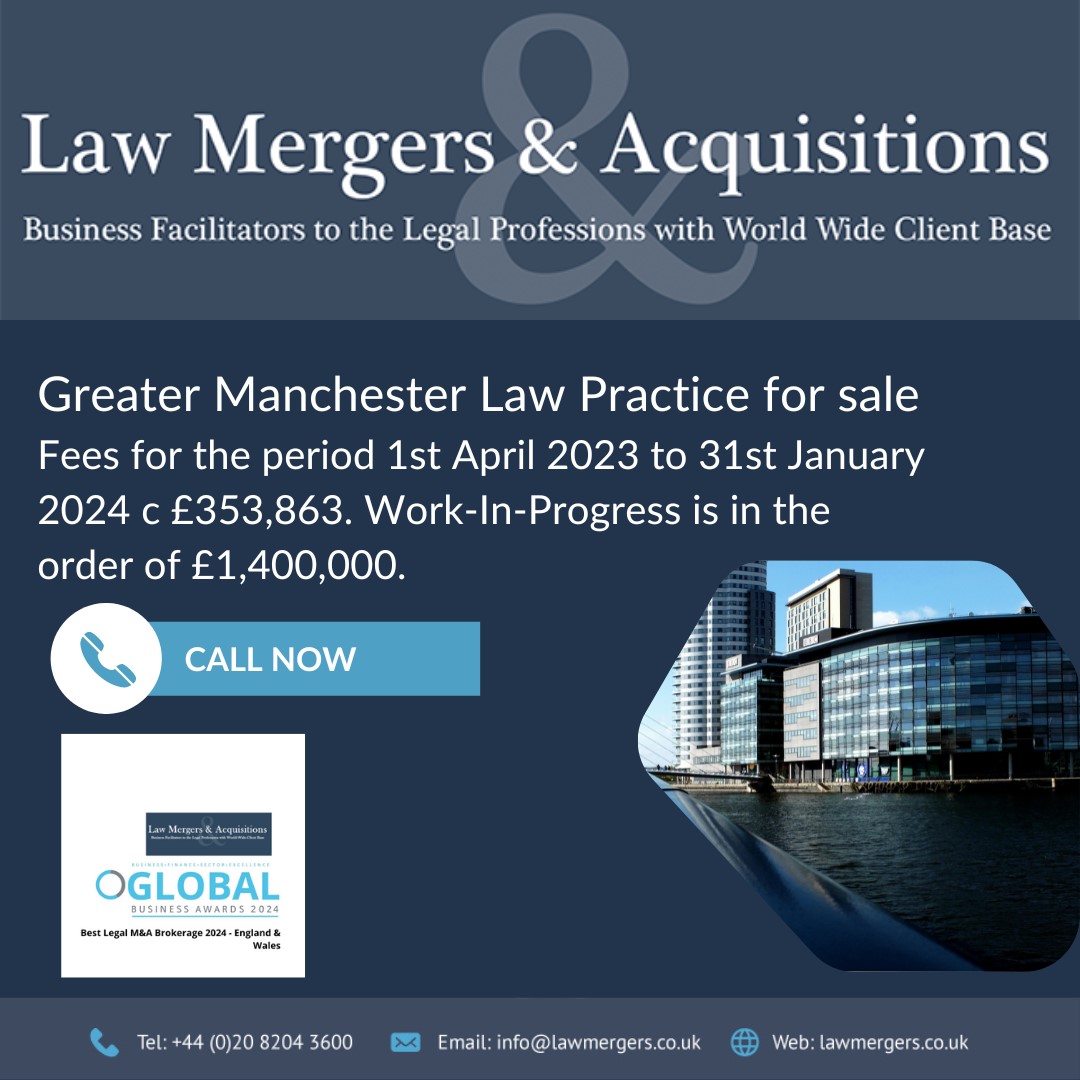 ow.ly/16nj50RvMjE
Tel: +44 (0)20 8204 3600
 #legalfirms #law #lawfirms #lawmergers #legalprofession #legalnews #legalfirms #LawFirmValuations #MergersAndAcquisitions 
#Acquisitions #NationwideLaw