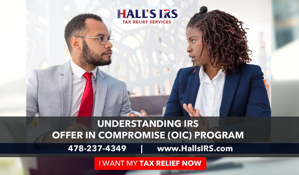 An Offer in Compromise (OIC) is a negotiated agreement between a taxpayer and the IRS, resolving the taxpayer's tax debt for an amount less than the total owed. 

Explore further about Hall’s IRS Tax Relief Services👇
buff.ly/3YskSBO 

#HallsIRSTaxReliefServices #taxlien