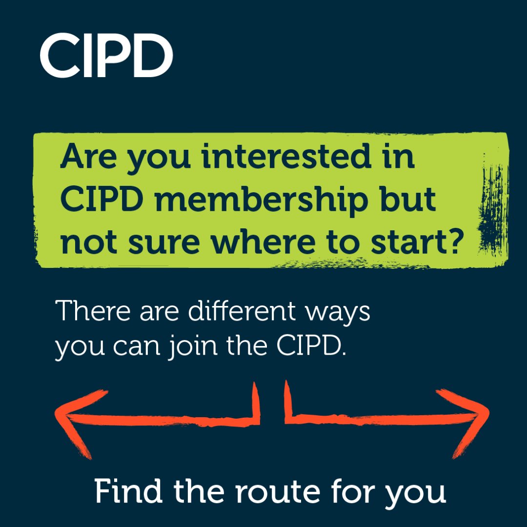 Want to find out the best route to CIPD #membership for you? Here's a quick overview of how you can gain CIPD membership, take the quiz now! ➡️ow.ly/M7yW50RvyuR Join our global #network of over 160,000 members, gain #recognition, and increase #impact in the profession.