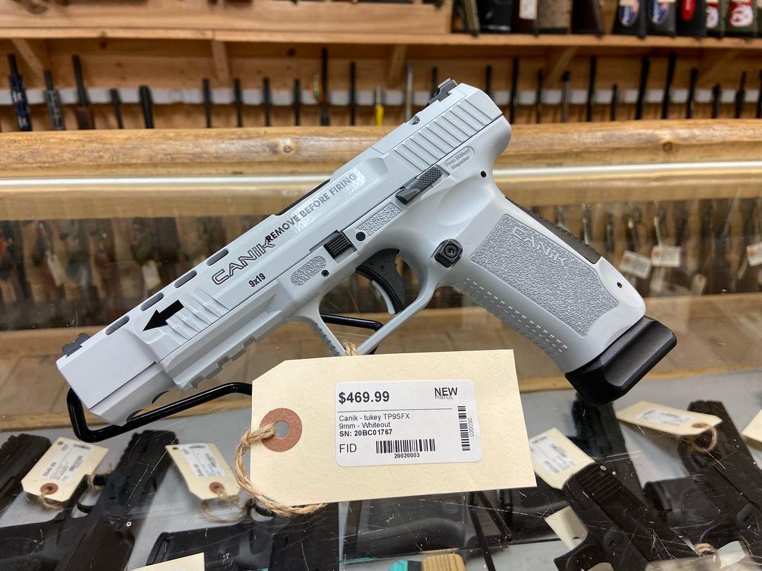 New arrivals!!

Canik TP9FX 9mm Whiteout #caniktp9sfx #9mmpistol #whiteout #pewpewpew