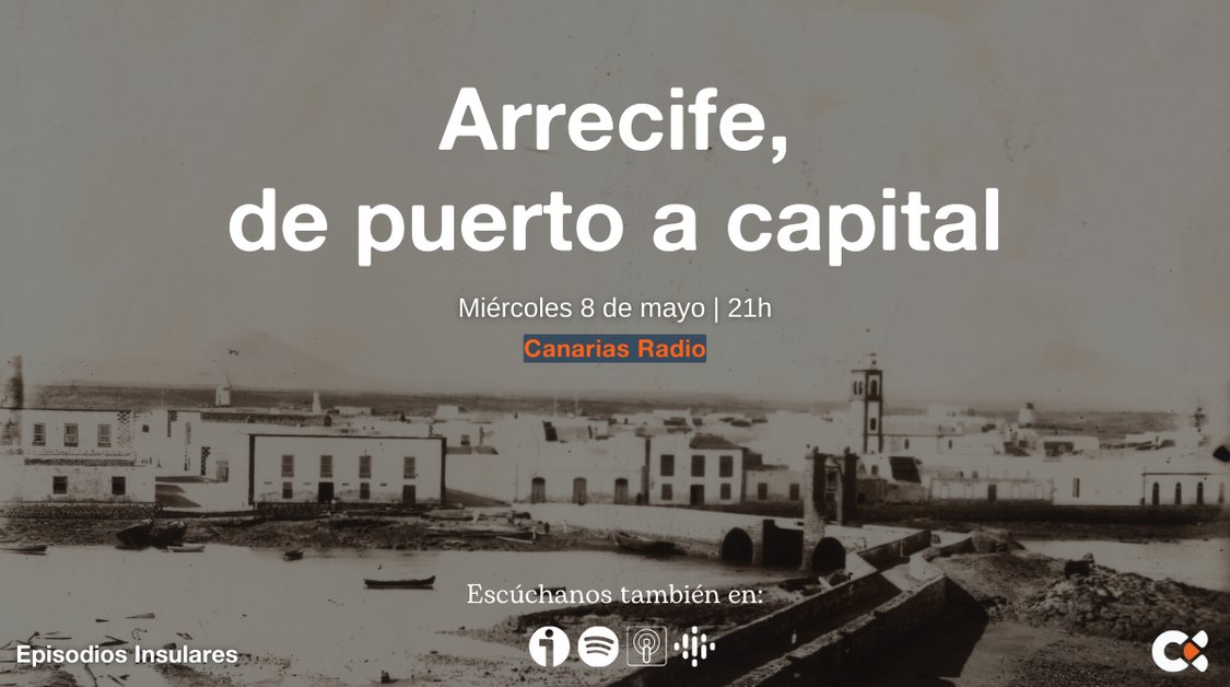 Arrecife arrebató la capitalidad a Teguise en el siglo XIX.  Lo hizo por derecho propio tras convertirse en el motor económico de Lanzarote con el paso de los siglos. Esta noche repasamos su historia hasta convertirse en capital de la isla.