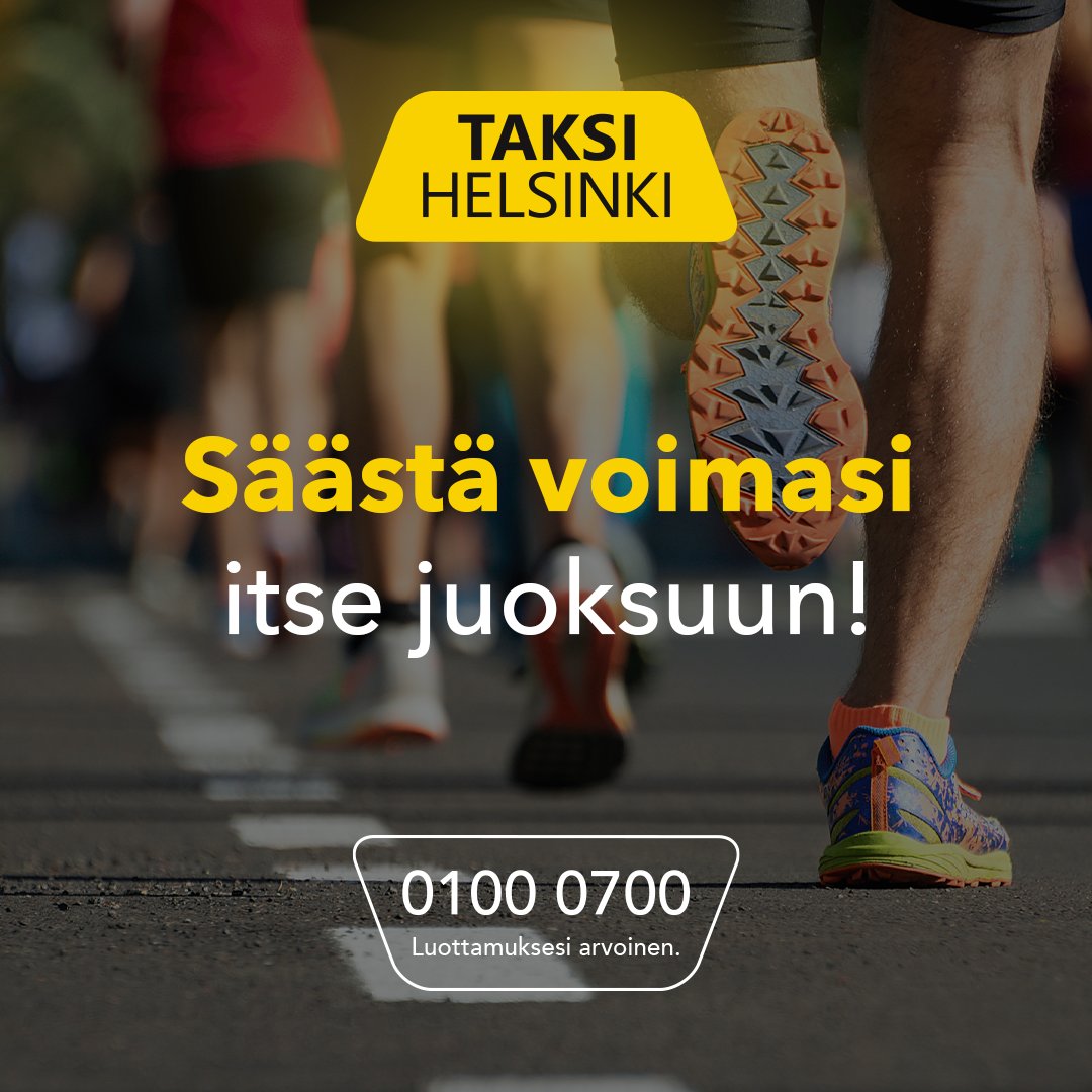 Onko suunnitelmissasi kellottaa oma ennätys puolimaratonilla? 🏃‍♀️ Silloin on syytä säästää voimat ja keskittyminen itse suoritukseen. Vältä pysäköintiruuhkat ja valitse Taksi Helsinki – me viemme sinut luotettavasti ja ajallaan lähtöviivalle. Tsemppiä loppukiriin!! 💪