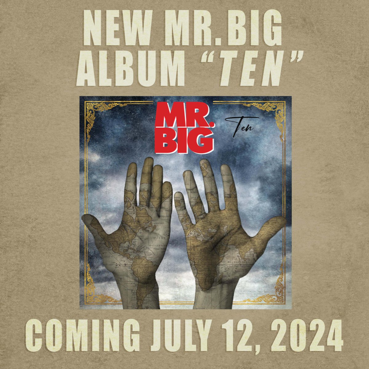 🎸 Get ready for some big news! 🌟 The legendary Mr. Big is back with a brand new album set to release on July 12th! 🎶 Stay tuned for more updates and mark your calendars for this epic comeback! 🚀 #MrBig #NewAlbum #ComingSoon 🎤🎸