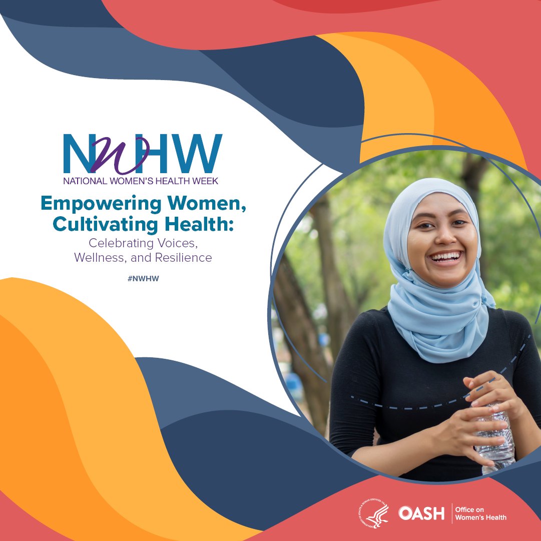 🌼 National Women’s Health Week starts on Sunday! Check out our #NWHW toolkit for resources and learn more about the 2024 theme, “Empowering Women, Cultivating Health: Celebrating Voices, Wellness, and Resilience.” ms.spr.ly/6012YuyWK