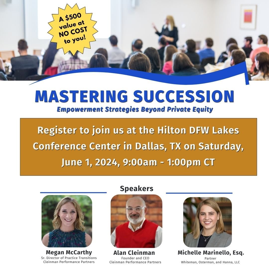 Calling all optometry business owners! Join us for a FREE, one-day event diving deep into practice valuation, exit strategies, and succession planning. Gain insights to master succession in the optometry landscape. Register now: hubs.la/Q02vW3gH0. #ExitStrategies