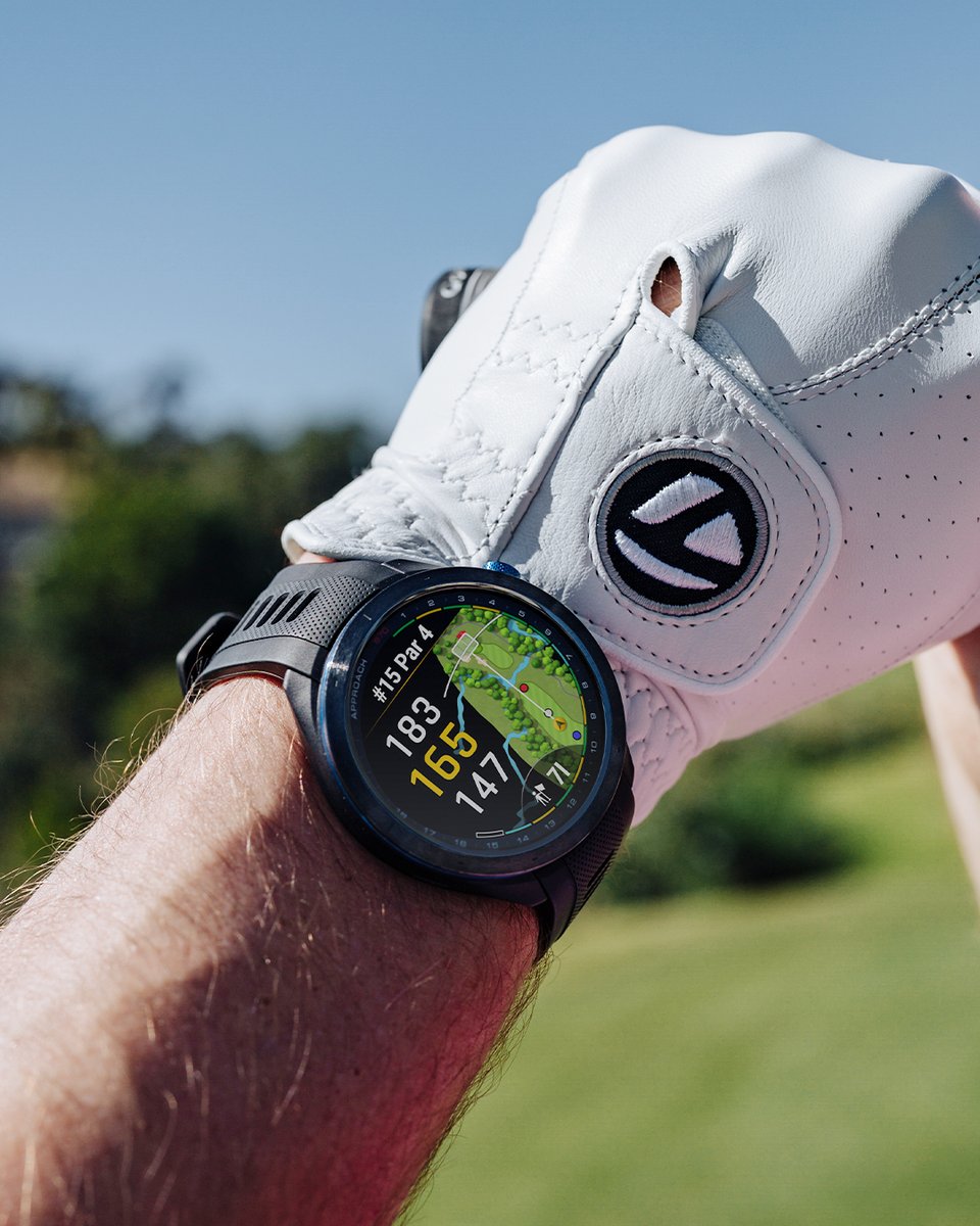 The @TaylorMadeGolf x Garmin #ApproachS70 is like a caddie on your wrist — in copper and a new blue colorway. Adorned with a branded bezel and keepers, it's designed to help elevate your game by providing yardages, score keeping and more. ⛳️ ms.spr.ly/6014YpnDw