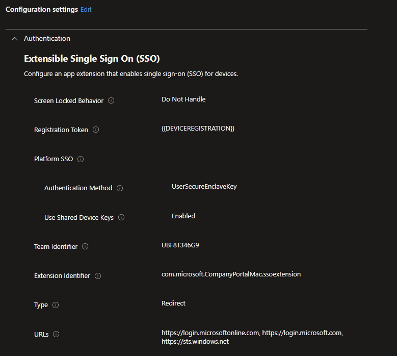 Just tried out Platform Single Sign-On with Secure Enclave. Zero issues and very easy to implement.

Here are my Settings in Intune if you want to test it yourself ⬇️

#MSIntune #MacOS #PSSO #Apple