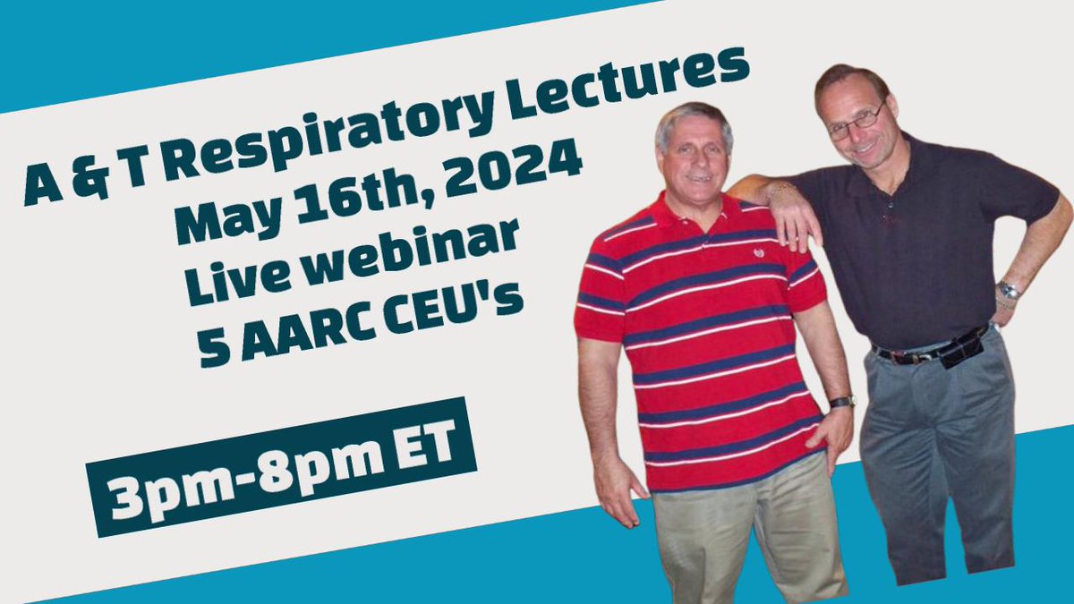 atrespiratorylectures.com/webinar-advanc…

#respiratorytherapist
#respiratorytherapy
#respiratory
#respiratorycare
#rrt
#healthcare
#respiratorytherapystudent
#respiratorytherapistlife
#rtlife