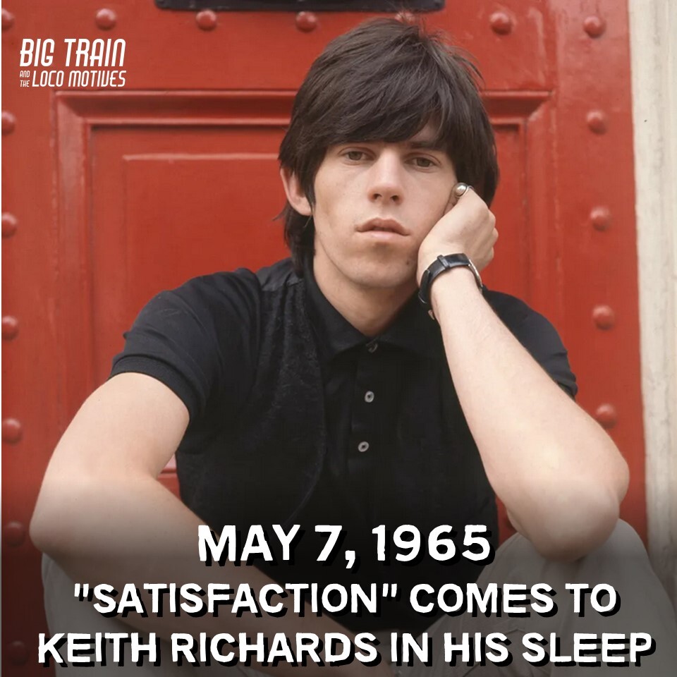 HEY LOCO FANS - In the early morning hours of May 7, 1965, a bleary-eyed Keith Richards awoke, grabbed a tape recorder and laid down the opening riff of “(I Can’t Get No) Satisfaction.”  #RollingStones #Blues #BluesMusic #BluesGuitar #BigTrainBlues #BluesHistory