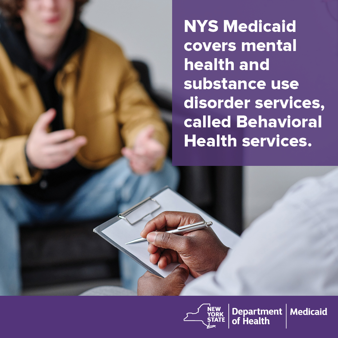 This #MentalHealthAwarenessMonth, #NYSMedicaid encourages members to speak with their provider to ensure they receive all the Behavioral Health services they may need. Learn more: omh.ny.gov/omhweb/bho/edu….
