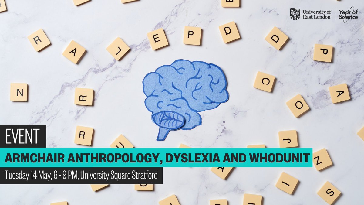 Join Dr Roxanne Varzi, from @UCIrvine, and Dr Helen Taylor, from @UniStrathclyde, for an insightful discussion on dyslexic thinking in a university setting and the importance of dyslexic representation in fiction. Sign up 👉 tickettailor.com/events/univers… @DrHelenTaylorCC