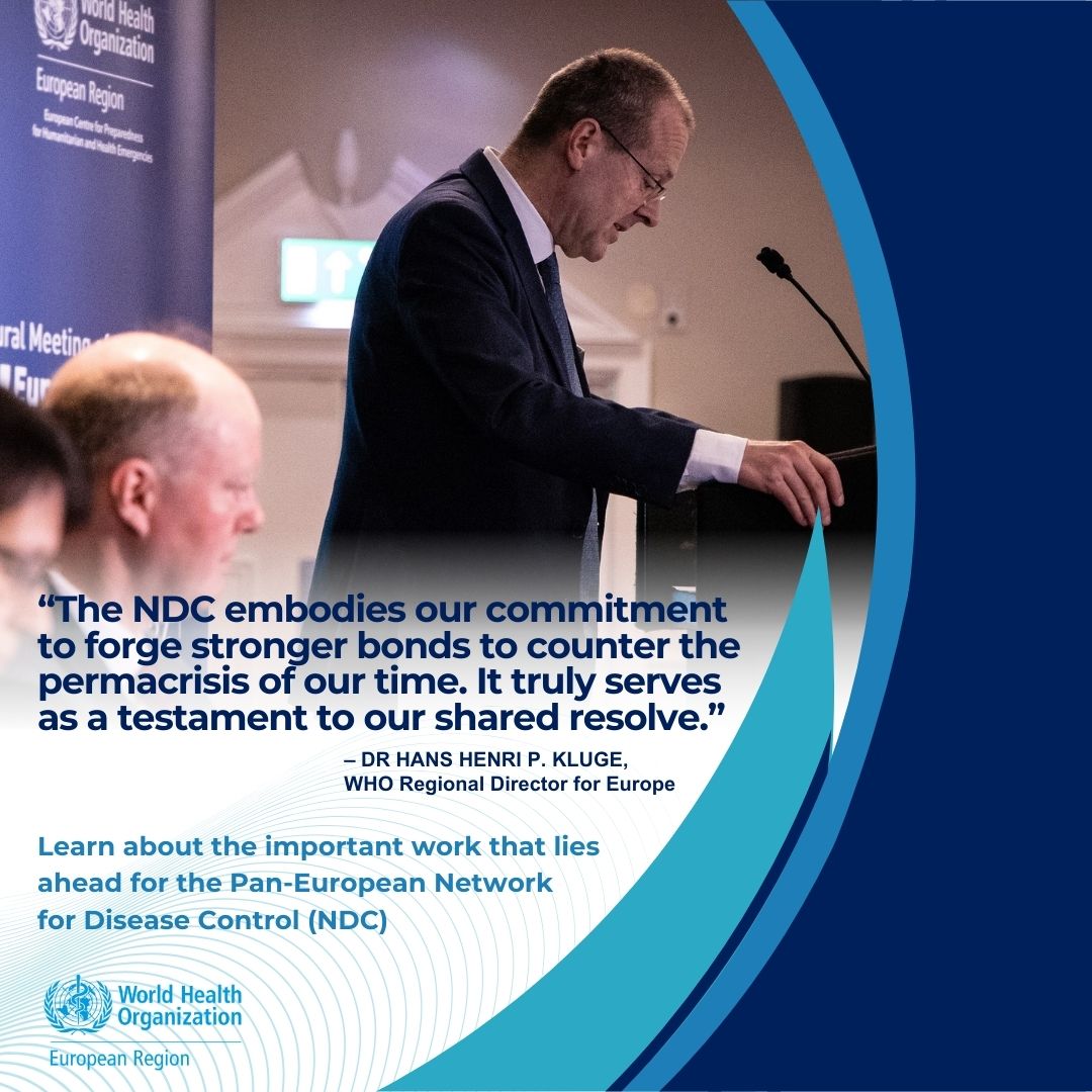 💡The creation of the Pan-European Network for Disease Control #NDC embodies an unwavering commitment to forge stronger bonds of cooperation & solidarity to counter infectious diseases & health #emergencies. 🔗Follow the link to learn more: bit.ly/4cYH6Dp @WHO @UKHSA