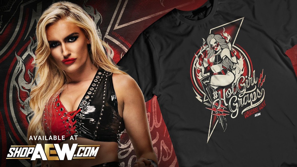 #HotGirlGraps Check out this NEW @mariahmayx shirt that just dropped at ShopAEW.com! shopaew.com/catalog/produc… #shopaew #aew #aewdynamite #aewrampage #aewcollision