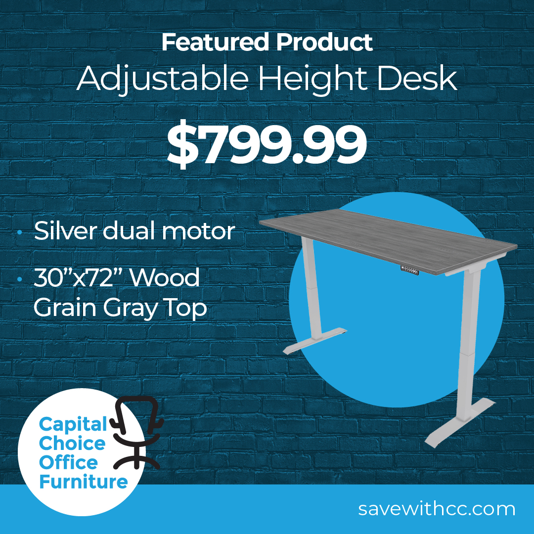 This desk is designed to be effortlessly adjustable, fast, and silent, providing all the benefits of a standing desk at a great value! Contact us today to learn more: 🧍📞: (614) 332-1828
#OfficeGoals #OfficeFurniture #FormMeetsFunction #StandingDesk