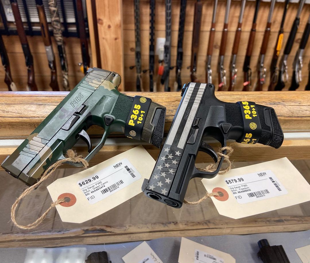 New arrivals!!

New pattern options for the Sig Sauer P365 #sigsauerp365 #9mm #9mmpistol  #pewpewpew