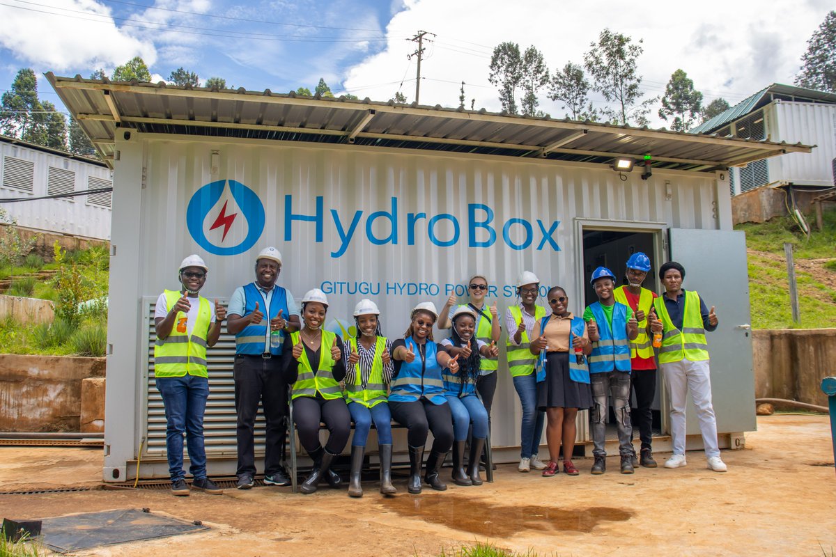 📍Our team visited @hydroboxgroup in Murang’a, Kenya, witnessing their hydro-powered minigrid sites firsthand. Founded by John Magiro, Hydrobox is revolutionizing distributed renewable energy. With 5 ongoing projects, they're lighting up lives sustainably.⚡️💡 #minigrids #DRE🌍