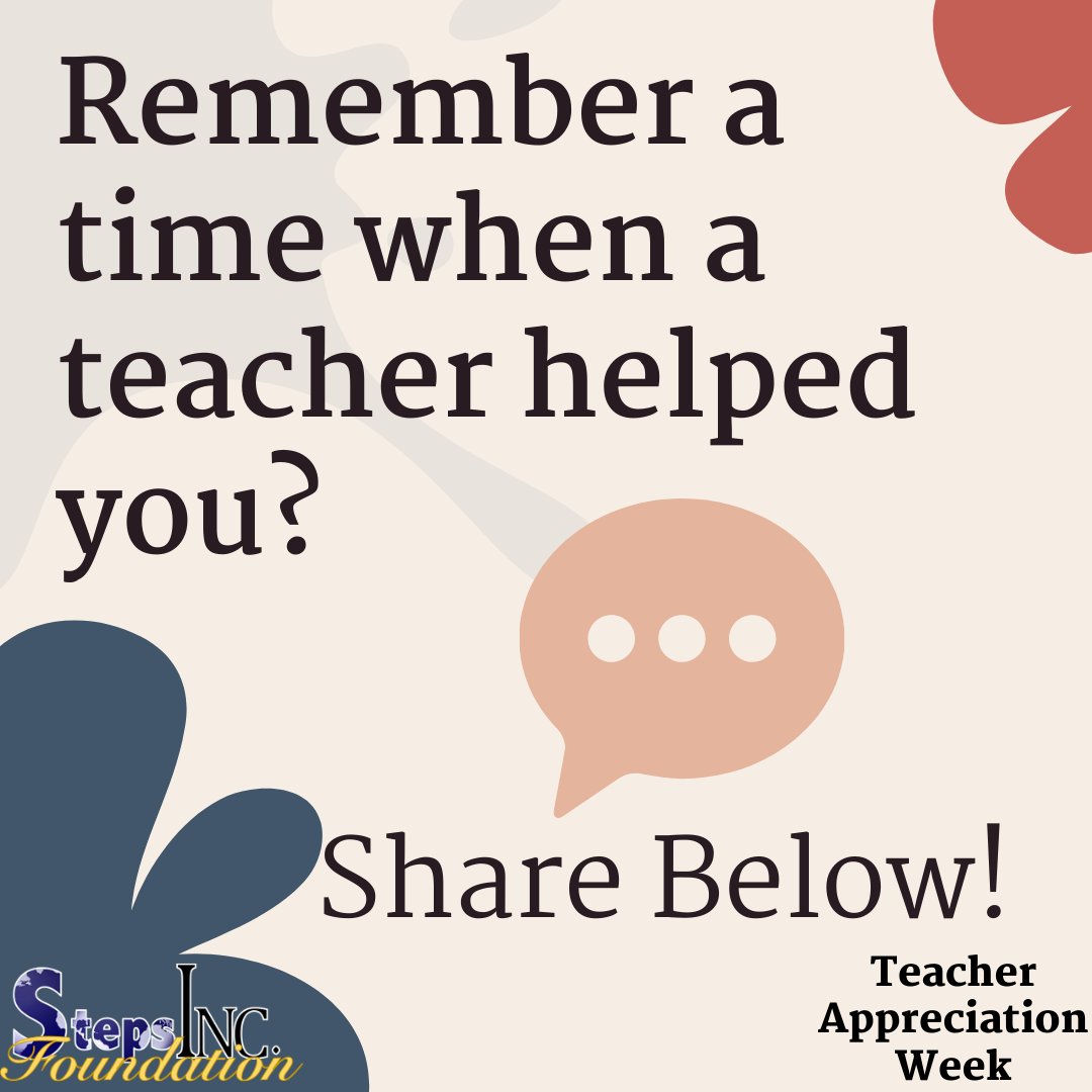 Teacher Appreciation Week has been uplifting educators since 1984!

#stepsfoundationinc #samismyreason #ipledgetomakeadifference #teacherappreciationweek