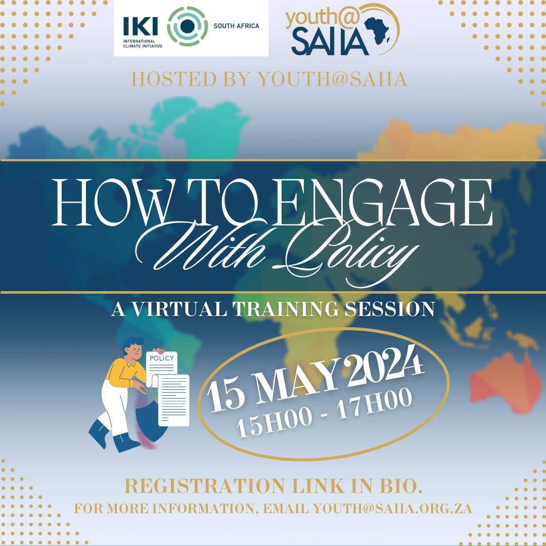 Transformative virtual event on May 17th: 'How to Engage with Policy'! Empower yourself to shape policies. Open to ages 13-25. Register now! #YOUthAreLeading #PolicyEngagement